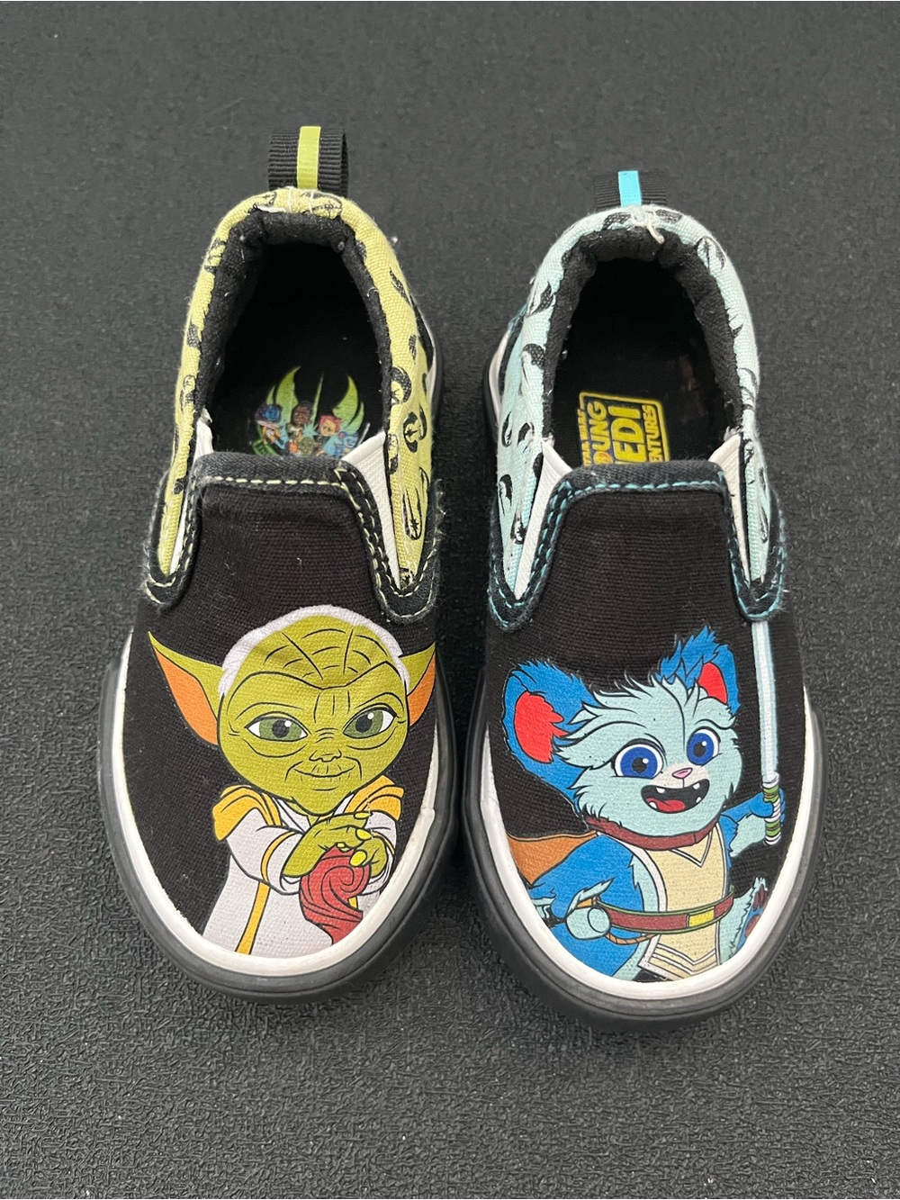 Ground Up - Star Wars Yoda & Grogu Slip-On Shoes - Toddler Size 7